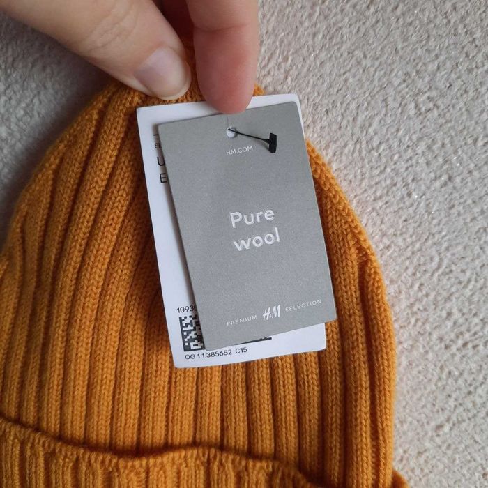 Шапка H&M Premium Selection вовна шерсть