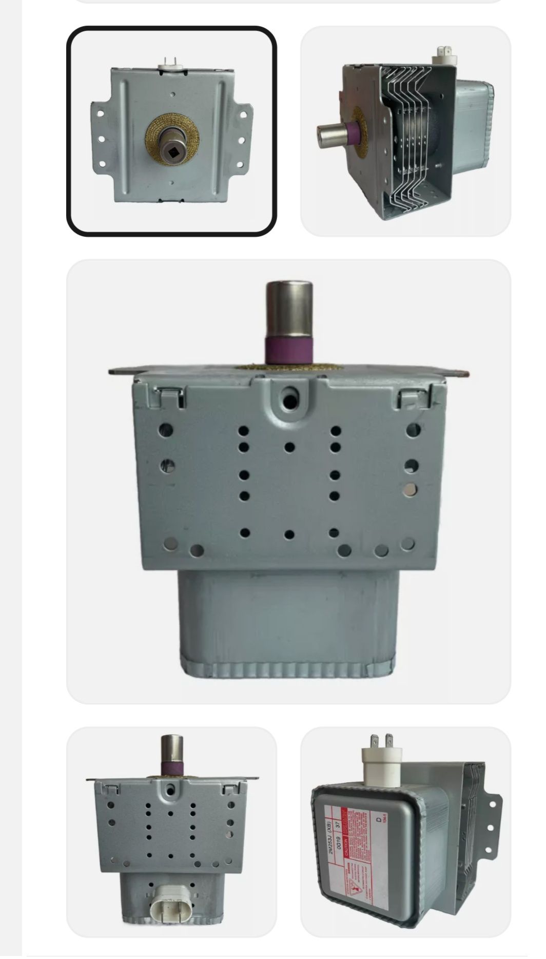 Oryginalny magnetron mikrofalówki Toshiba 2M253J (XB) 1000W 9,5x3,5cm