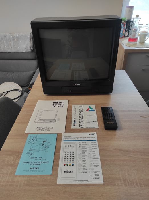 Telewizor BIAZET TC460 z dokumentami, unitra biazet