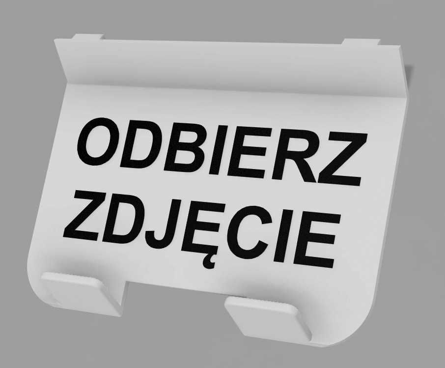 Podajnik zdjęć TACKA z WŁASNYM napisem !!! do DNP DS-RX1 DS-RX1HS RS1