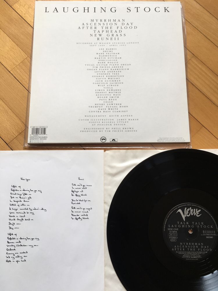 TALK TALK laughing stock 1st press eu 1991 mark hollis