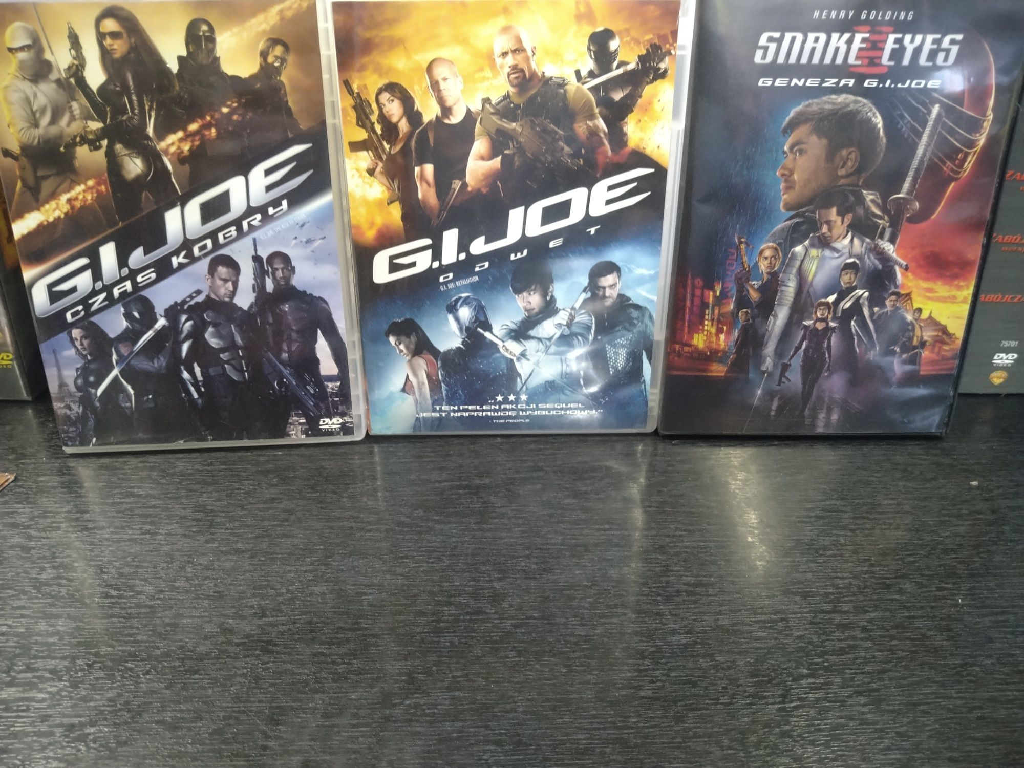 G.I.Joe Czas Kobry +  G.I.Joe Odwet + G.I.Joe Geneza (Snake Eyes) dvd