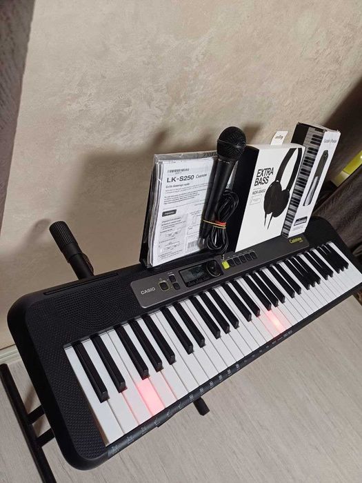 Casio LK-S250 динамічна модель з шикарною акустикою! + ПОДАРУНКИ.