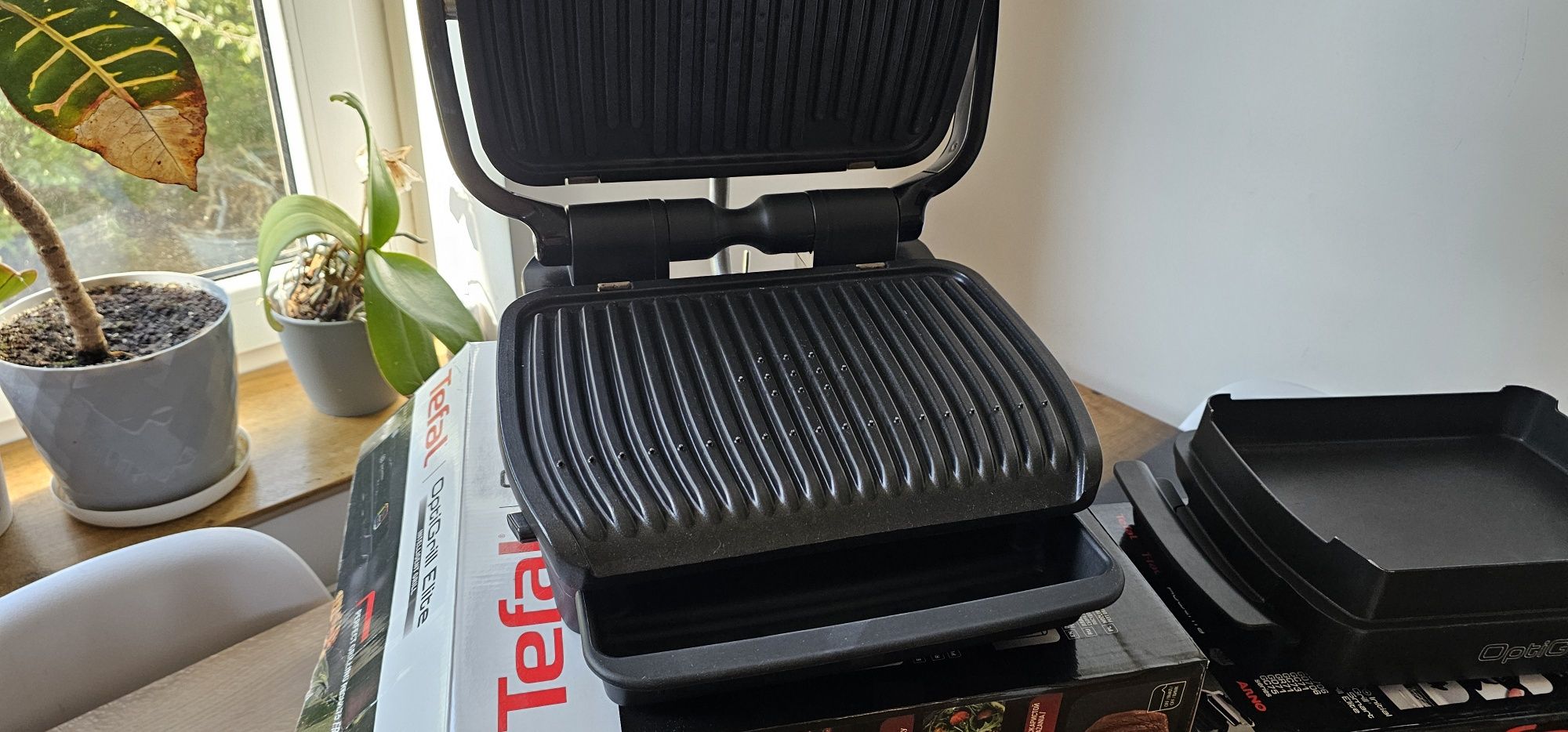 Tefal Optigrill Elite Czarny + Forma do pieczenia
