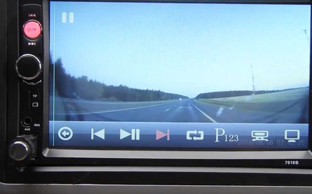 Автомагнітола pioneer 7010в 2din з мр5,розмір 178х100мм,сенсор,пульт