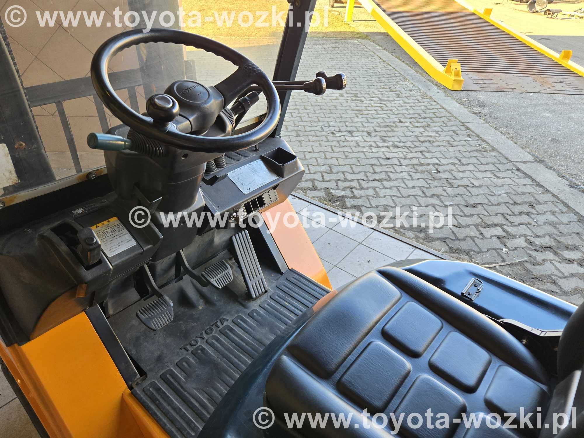 Wózek Widłowy TOYOTA 7FG15 , Wózki Widłowe TOYOTA 7FGF15 widlak LINDE