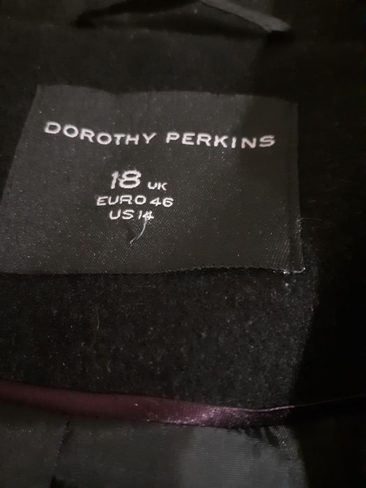 Пальто бушлат чёрное новое