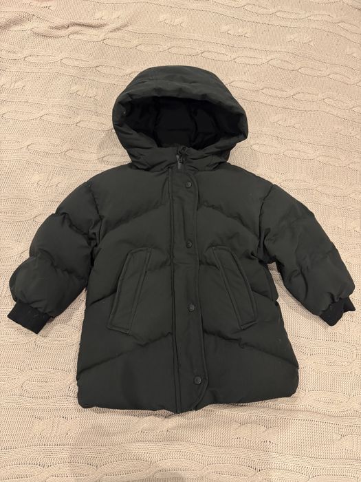 Зимова дитяча куртка пуховик zara 104 110