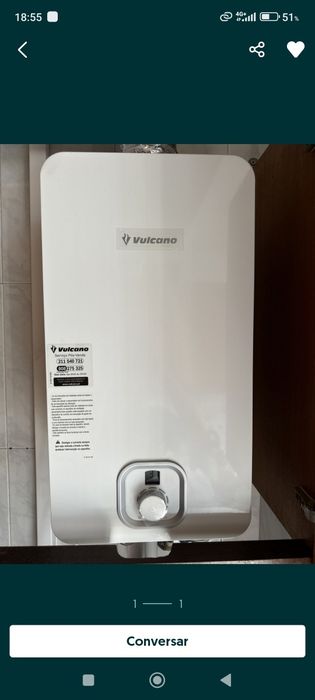 Reparação esquentadores a gás Vulcano, Junkers, Becken, Zeus