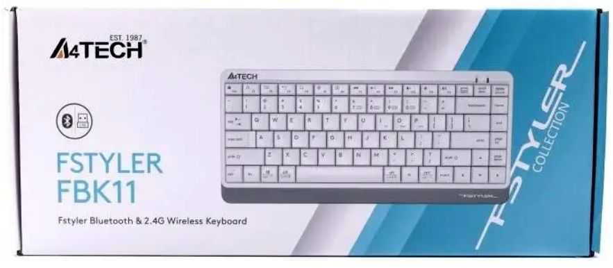 Клавиатура A4Tech Fstyler FBK11 White. Новая.