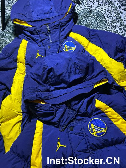 Jordan NBA golden state пуховик