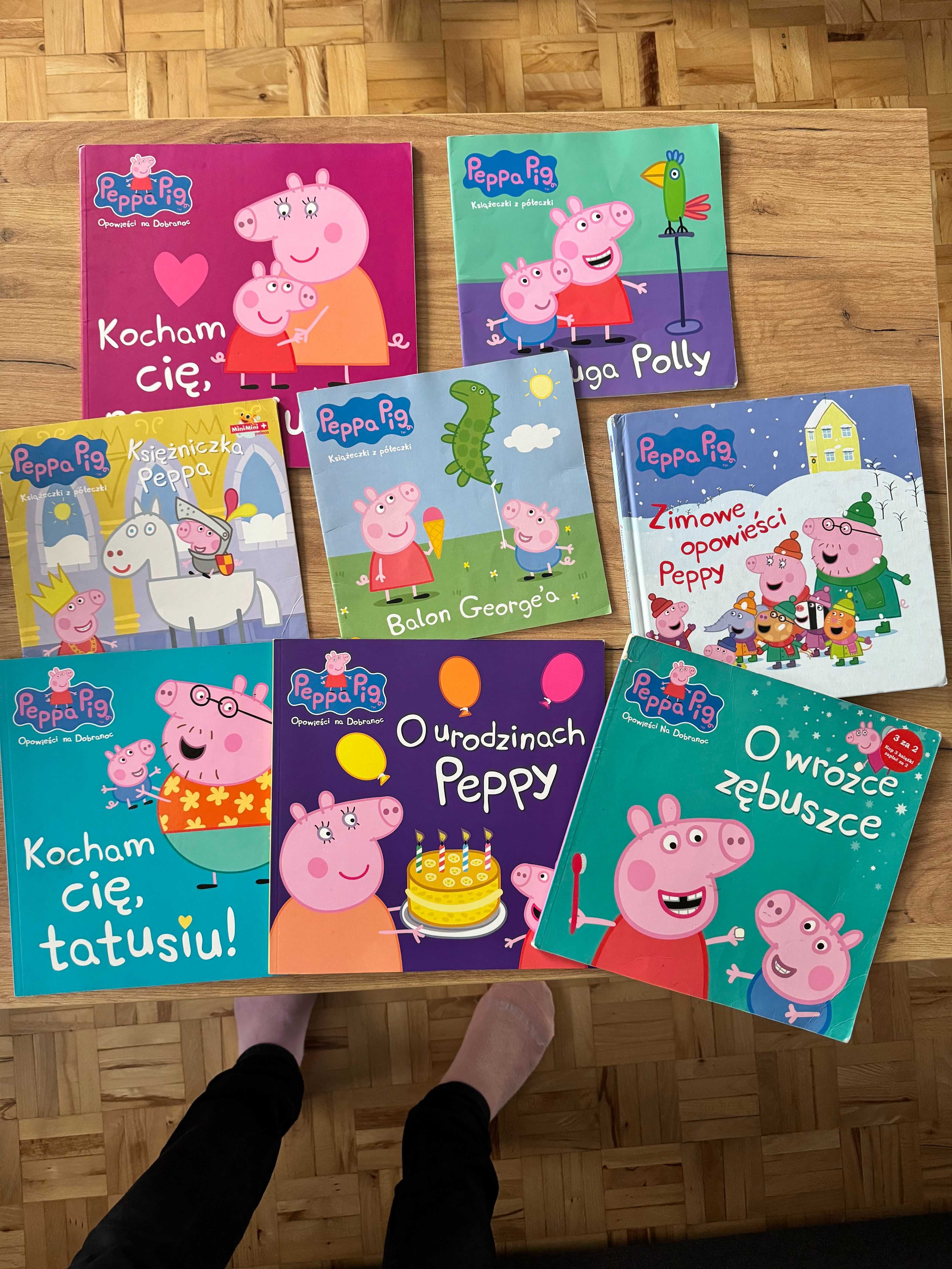 Zestaw 8 książek Świnka Peppa