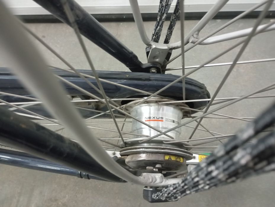 Dwa rowery miejskie Gazelle Aluminium