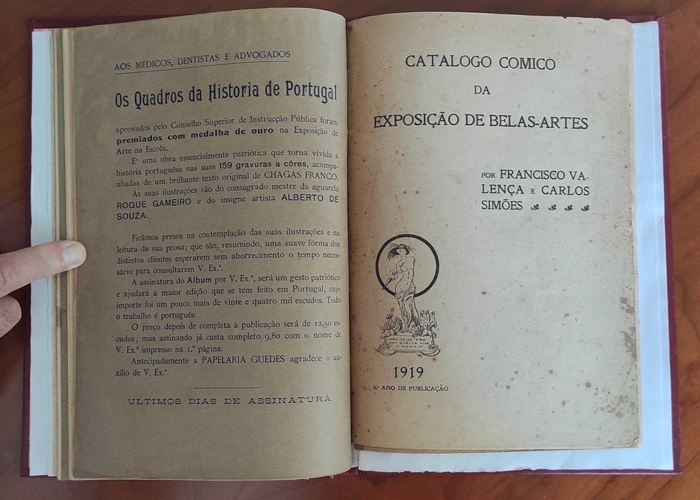 Catálogo Cómico da Exposição de Belas Artes (1914/1924)
