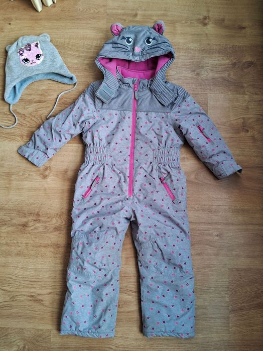 Зимовий комбінезон Topolino + шапка на флісі H&M