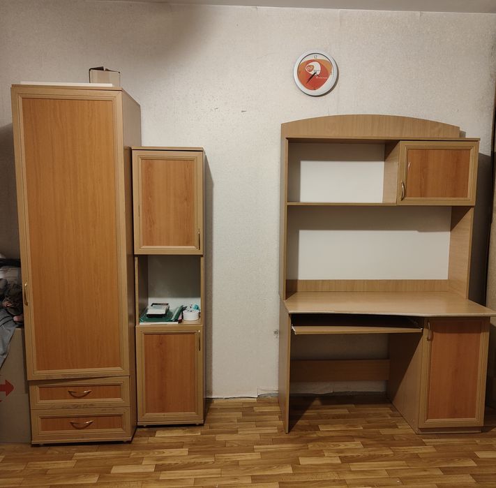 Меблі, стінка, горка дитяча, стол, шкаф