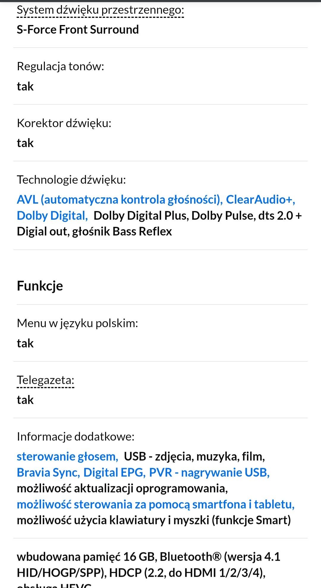 SONY 55cali 120Hz 4K UHD Android SMART telewizor