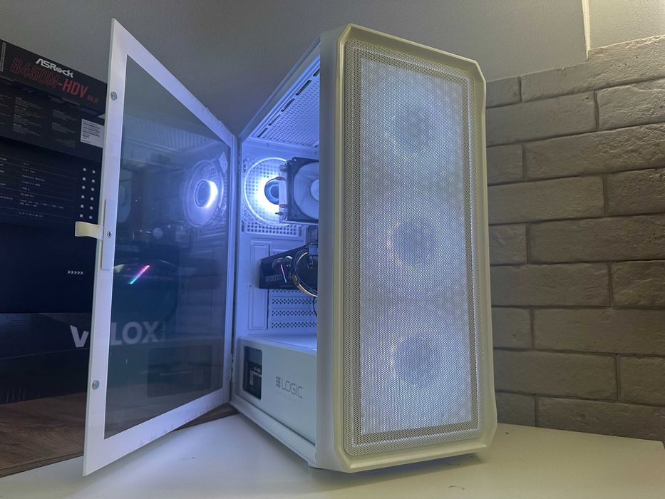 Komputer Gamingowy GTX 1660 Super 16GB RAM Ryzen 5 3600 Biały do Gier