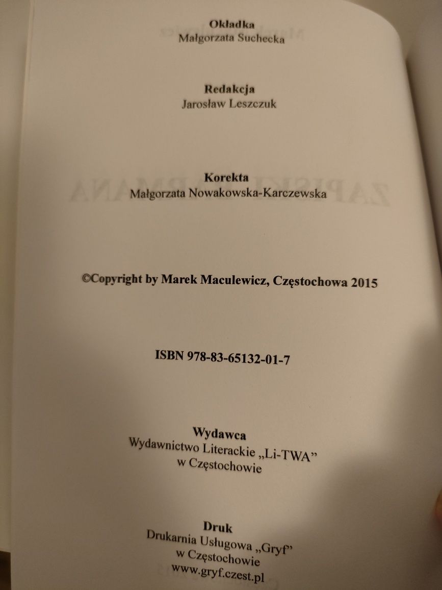 Książka Zapiski Barmana