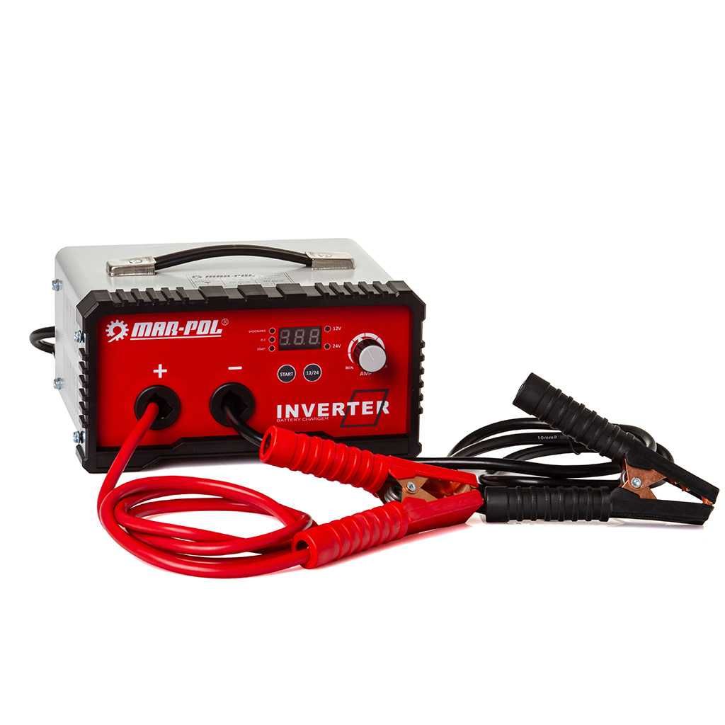 MAR-POL Prostownik Inwertorowy 12v24v Rozruch Akumulatorów 200a M89380