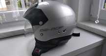 Kask na motor quad z szybką