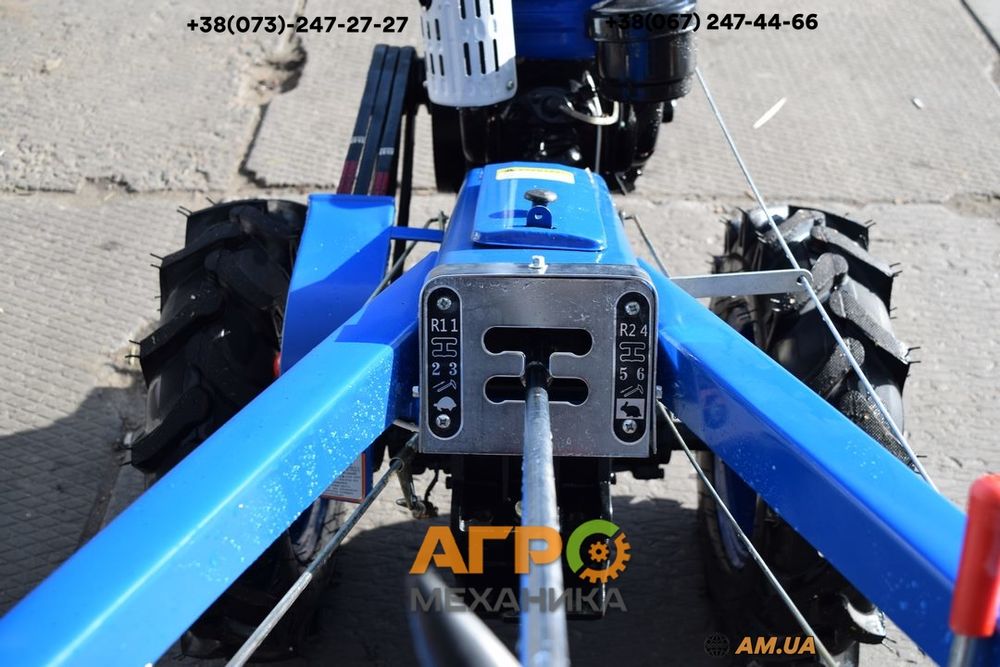 Мотоблок дизельний Зубр JR-Q78 ПЛЮС, 8 К.С., КПП 6+2