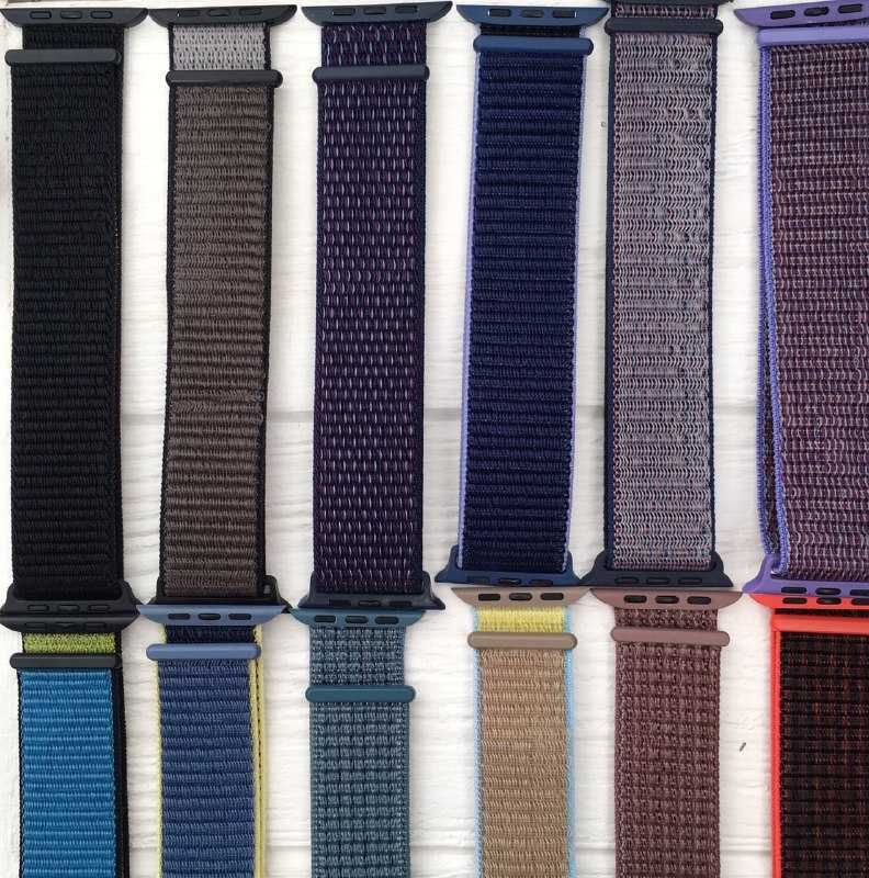 Нейлоновый спортивный ремешок браслет Sport Loop Strap для Apple Watch