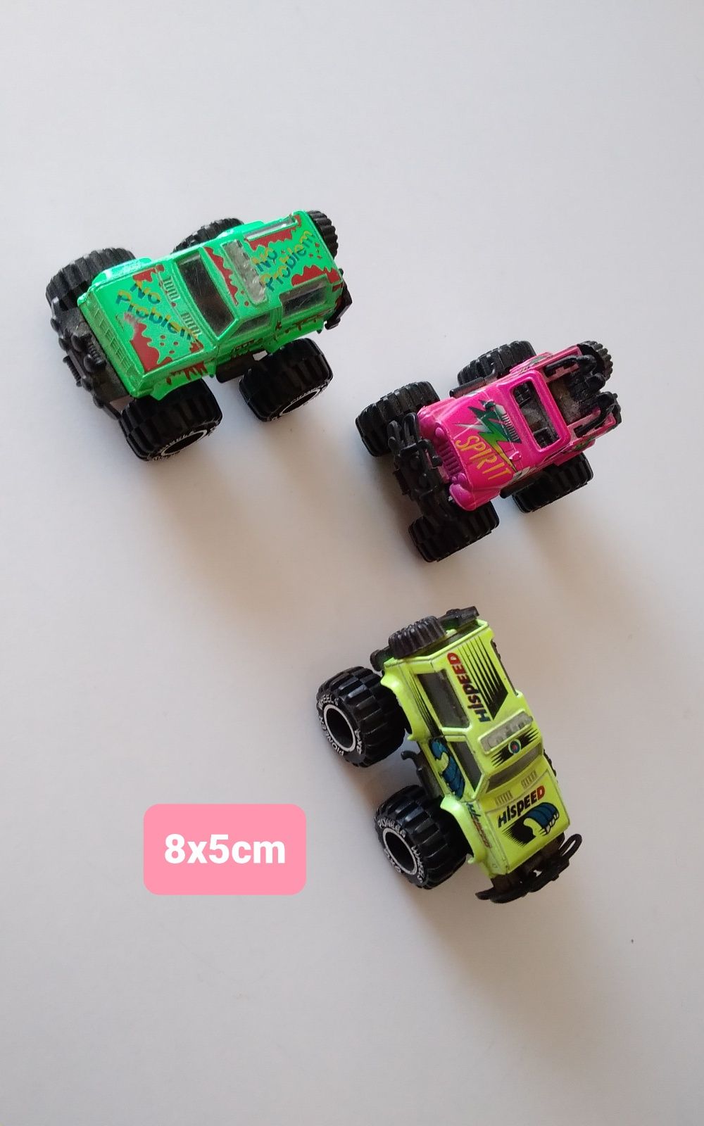Brinquedos: Lote 3 carrinhos/jipes Hispeed, No Problem & Spirit