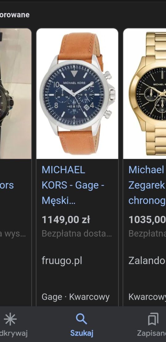 Michael Kors Gage MK8830 zegarek męski.