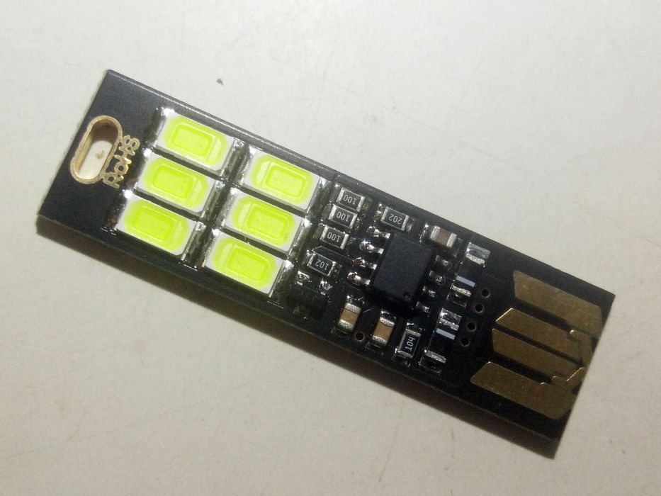 Светильник USB диммер регулируемый сенсор LED фонарь брелок 1,1Вт