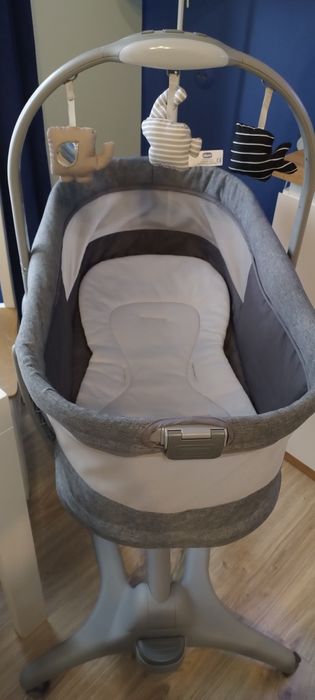 Łóżeczko, leżaczek, krzesełko do karmienia  Chicco Baby Hug Air 4 w 1