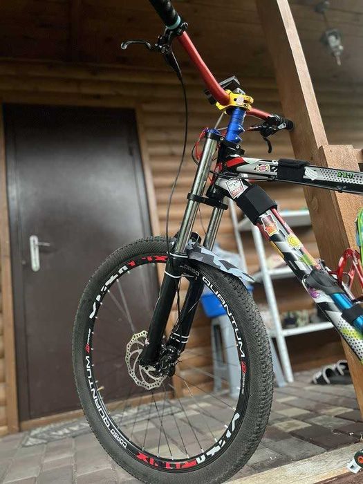 Двухкоронка алюминиевая (вилка) на велосипед. Колесо - 26.