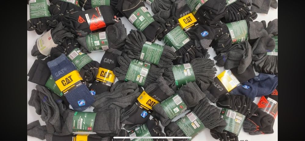 CAT PARKSIDE LIVERGY робочі шкарпетки, 13.9€/кг, сток оптом