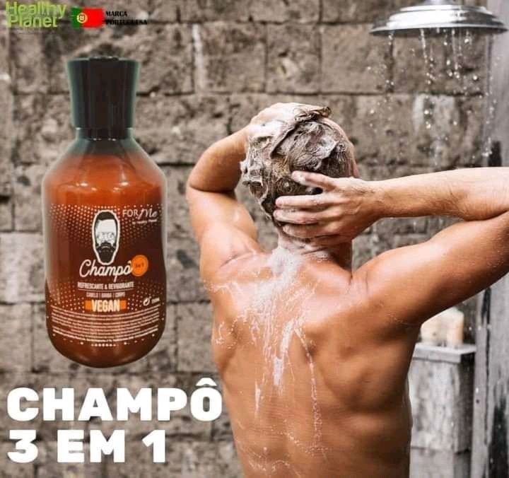 Shampoo 3 em 1 healthy planet produtos naturais  Vegan