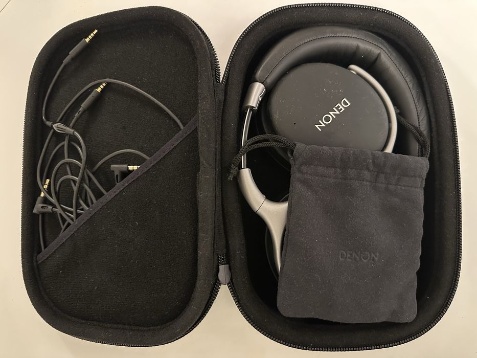 Słuchawki DENON GC-30 Bezprzewodowe Nauszne Futerał + Kable GC30