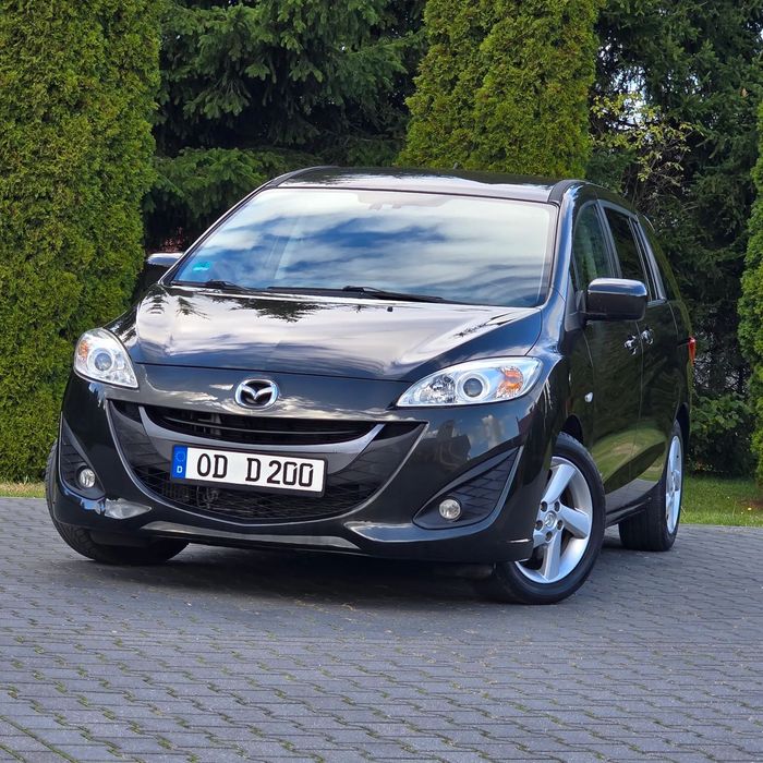 Mazda 5 1.6 Diesel 115 Km Manualna Skrzynia Siedem Foteli Nawigacja Klima Lift
