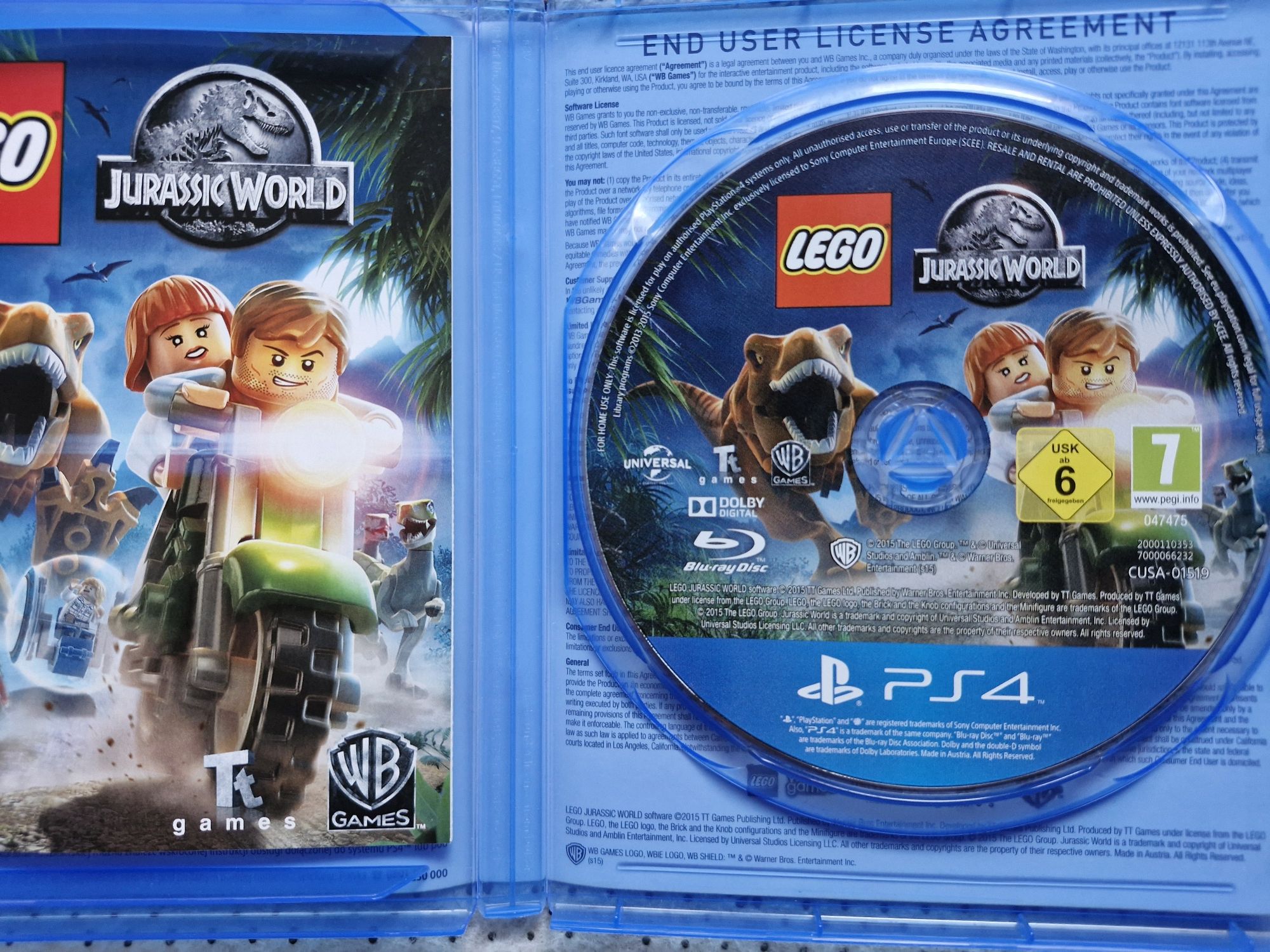 Lego Jurassic World gra na PS4