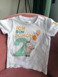 Baby Welt t-shirt na 2 latka urodziny cyfra dwa 98/104 cm