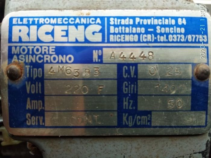 Электродвигатель RICENGO 4М63В3 (Италия)