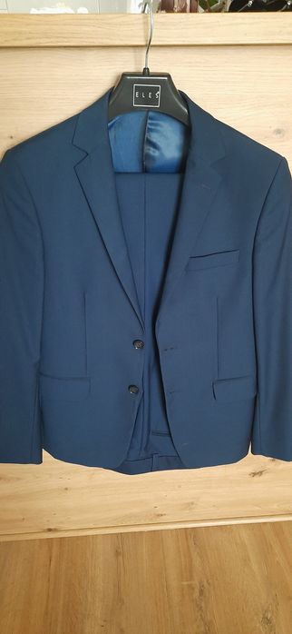 Garnitur chłopięcy granatowy 48/170 cm komers,egzaminy
