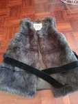 Colete pelo sintético Zara para menina 4-5 anos 110 cm