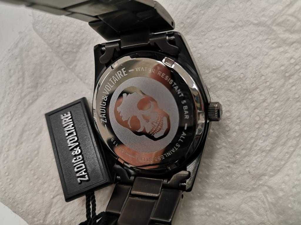 690zł nowy zegarek unisex Zadig & Voltaire ZV119/3AM czacha nie casio