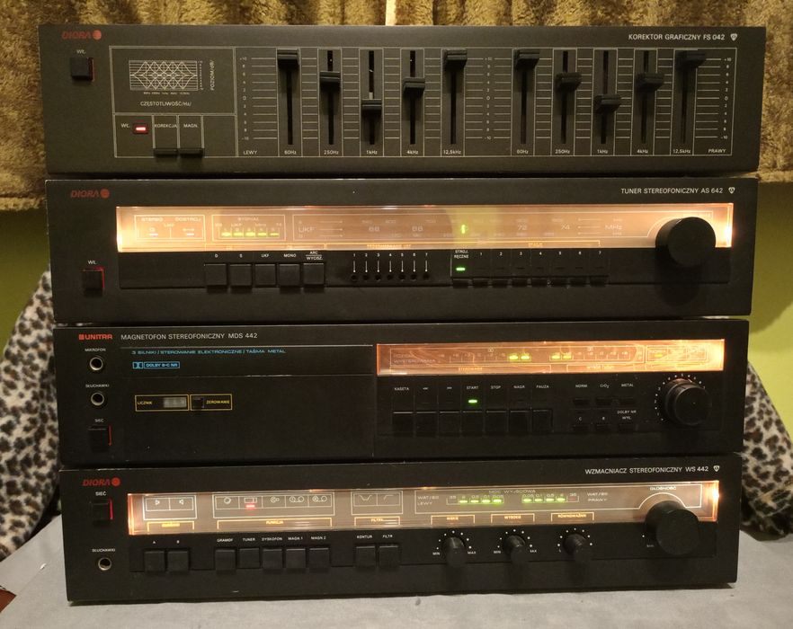 Wieża WS442, MDS442, AS642 przestrojony, FS042. UNITRA, Diora.