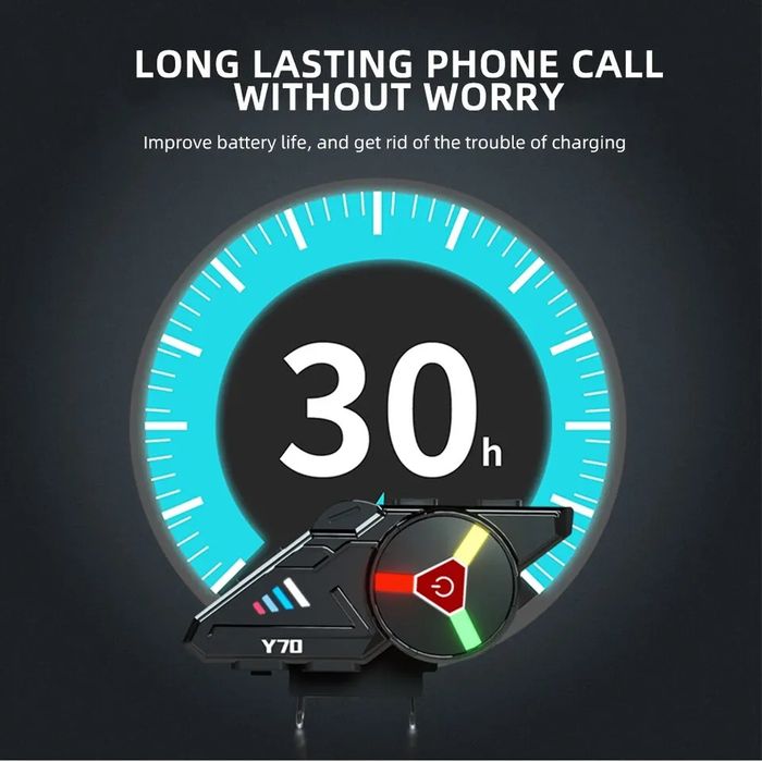 Intercomunicador para capacete de moto bluetooth prova de água NOVO