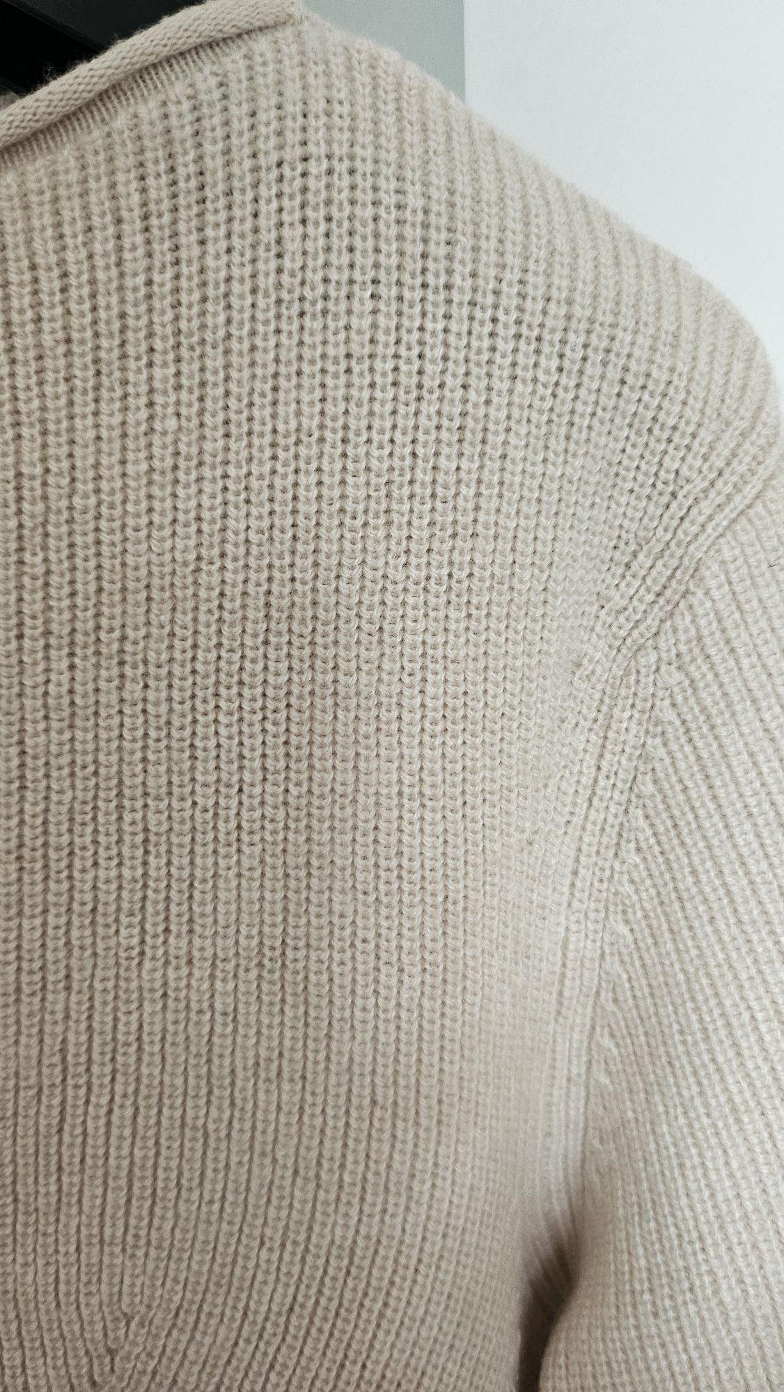 Kremowa sukienka Massimo Dutti 38/M