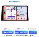 Rádio Android 14 Citroen Berlingo Peugeot Opel 4/32GB Carplay GPS wifi