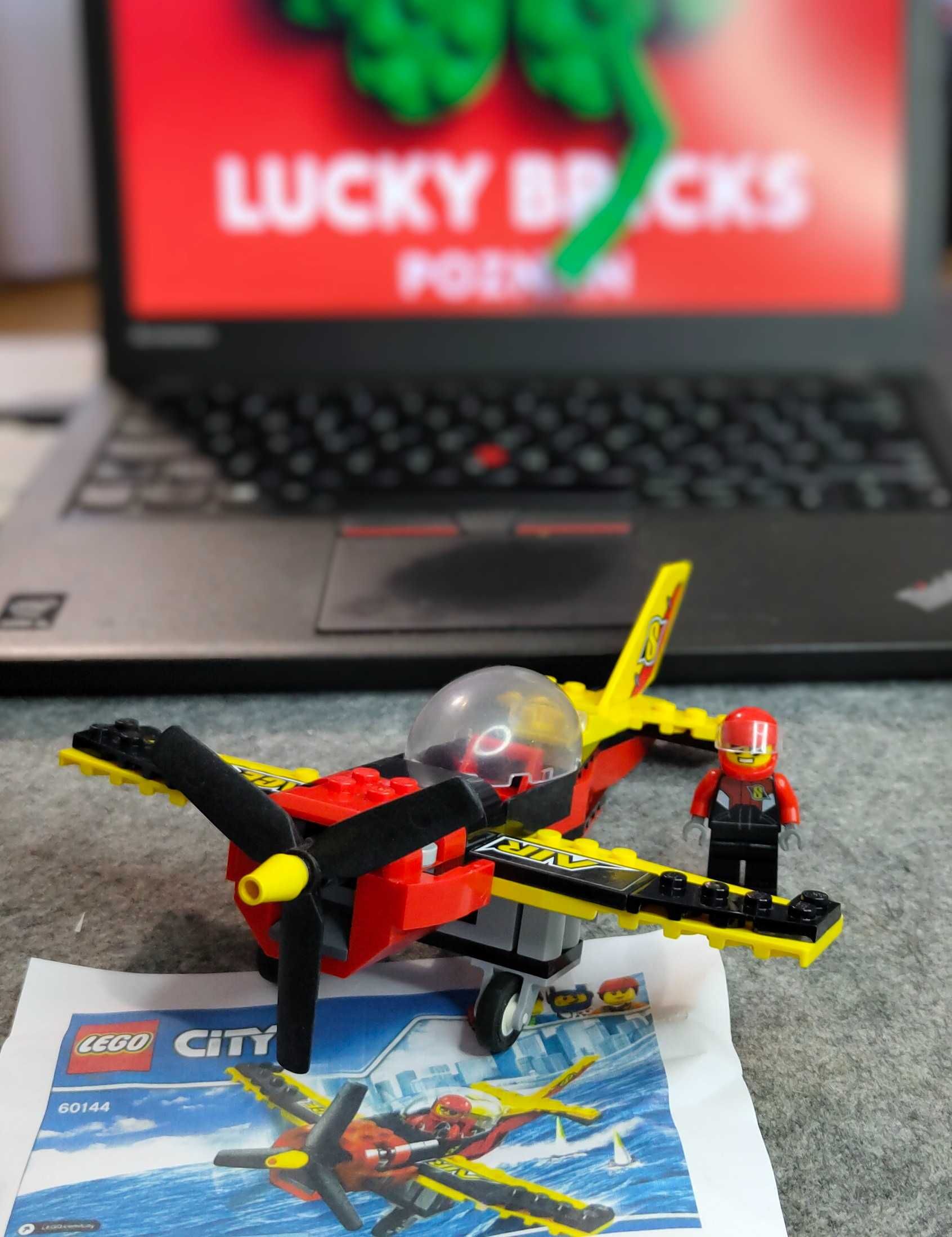 Klocki Lego City Samolot wyścigowy 60144
