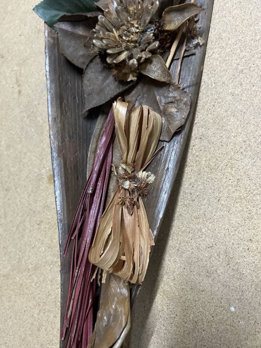 Arranjo com flores secas