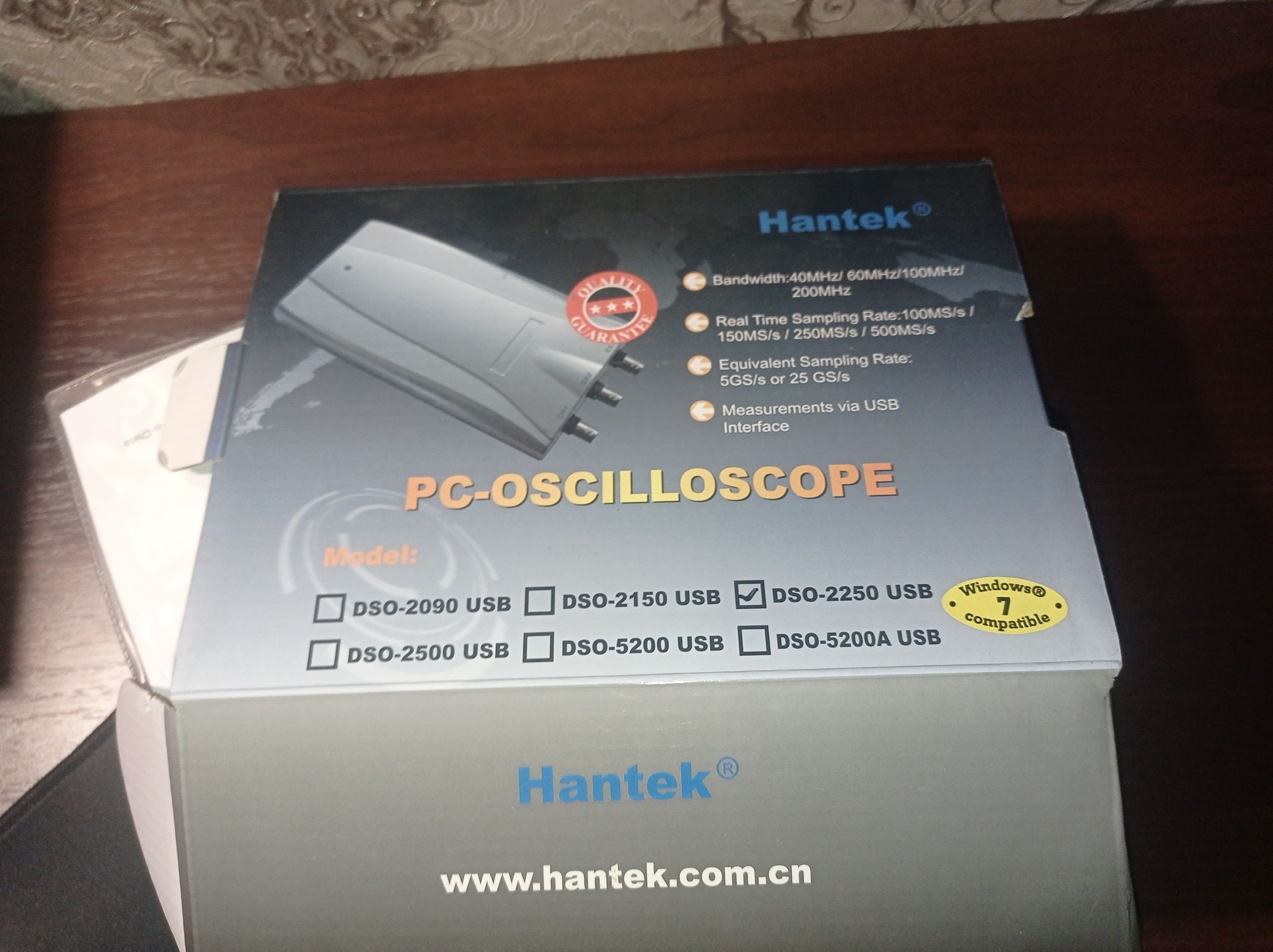 Цифровой USB-осциллограф hantek pc dso 2250