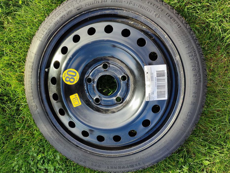 Koło dojazdowe 5x120 125/70 R17 Opel Insignia